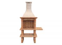 Ref. 112 All in Brick - 132 cm x 57 cm x 220 cm, LxWxH | Grill 60 cm x 40 cm, LxW | 550 kg